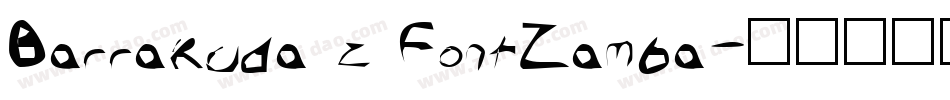 Barrakuda z FontZamba字体转换